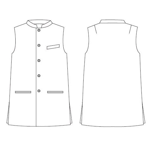 Classic Cut Waistcoat in Small Brown Lovat Check