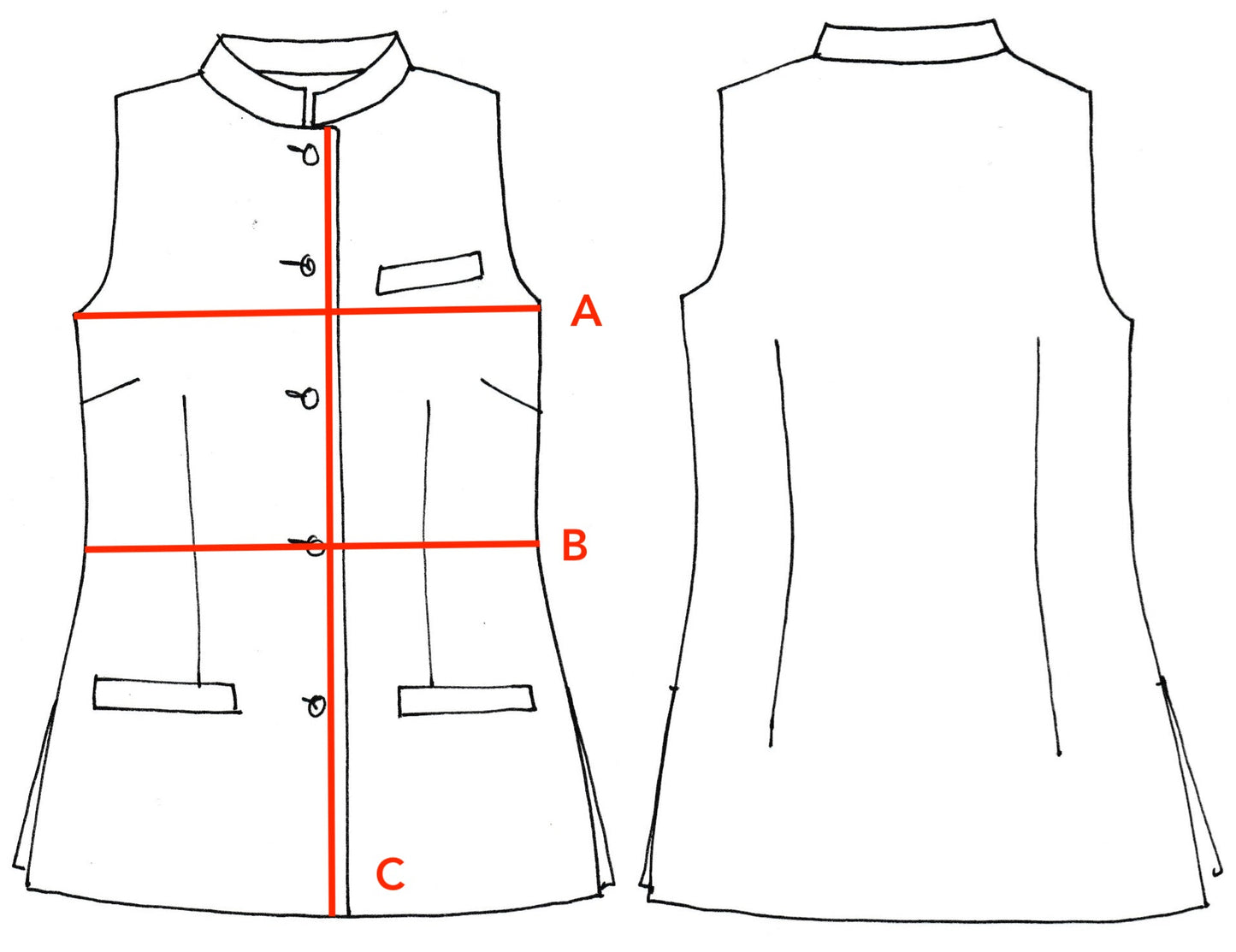 Ladies Classic Cut Waistcoat in Camel Check Lovat Tweed