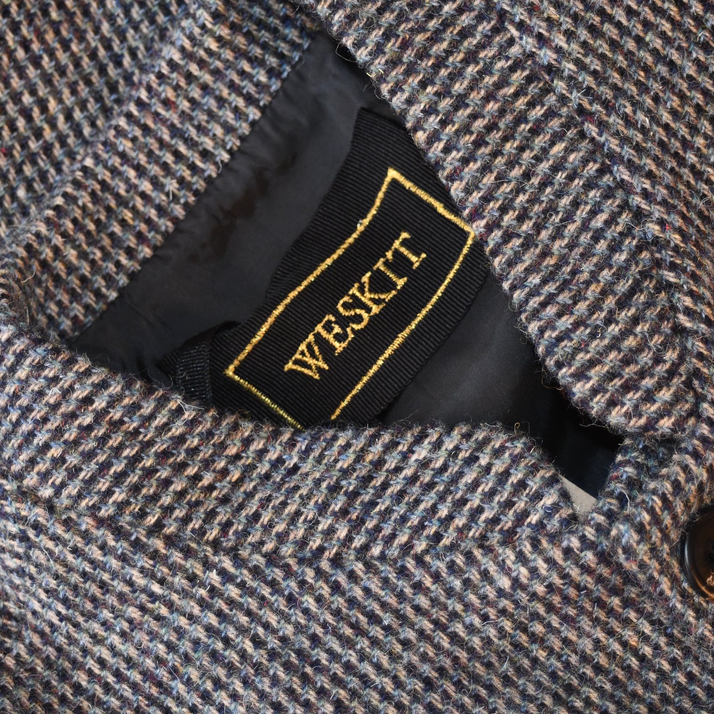 40" Classic Cut Waistcoat in Small Blue Lovat Check