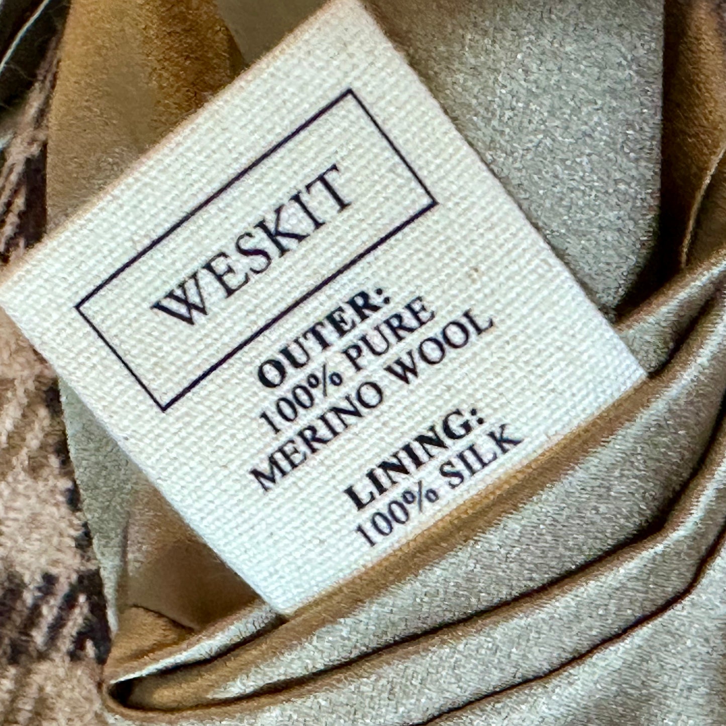 Classic Cut Waistcoat in Fox Brothers Brown Gunclub Check Flannel