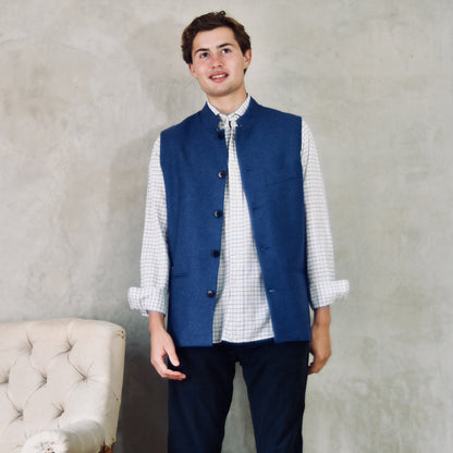 Classic Cut French Blue Merino Flannel