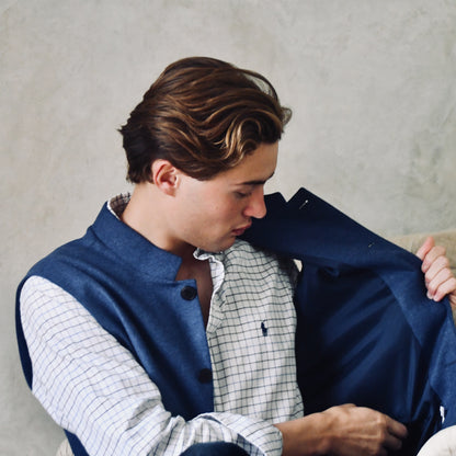 Classic Cut French Blue Merino Flannel