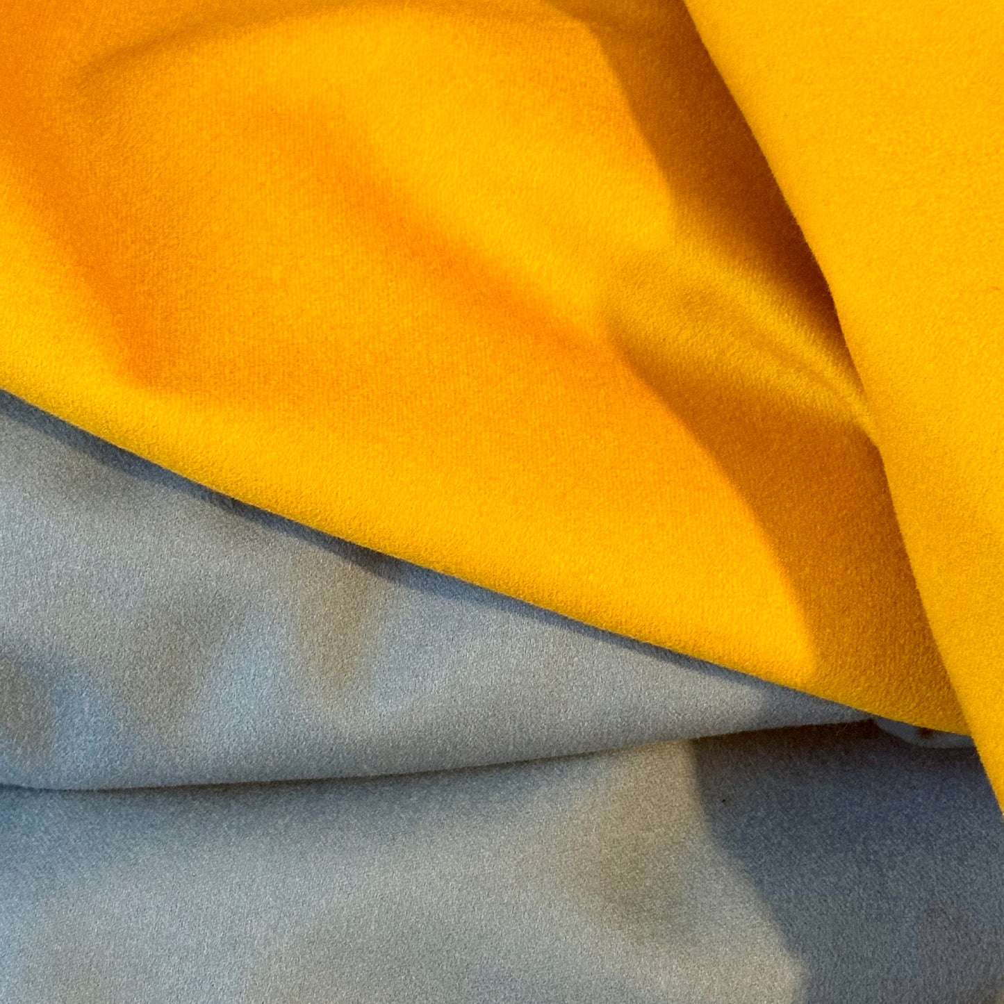 Classic Cut Gold Merino Wool Doeskin Waistcoat