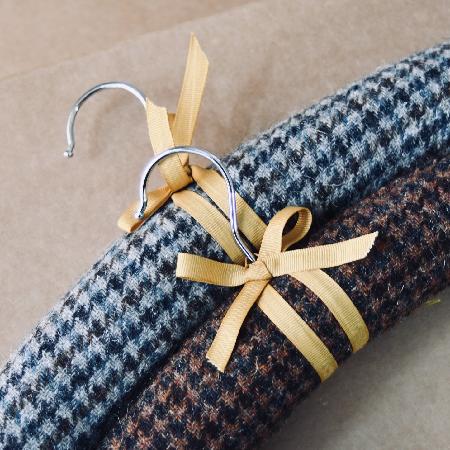 Classic Cut Waistcoat in Blue-Grey Lovat Check Tweed