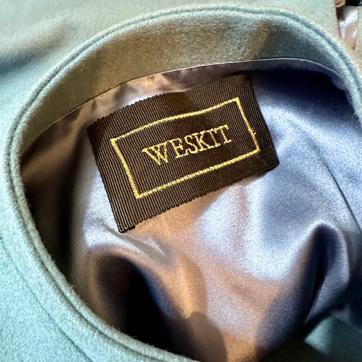 Classic Cut Waistcoat in Minerva Blue Merino Wool Doeskin