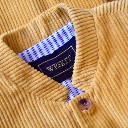 42" Classic Cut Waistcoat in Ochre Corduroy