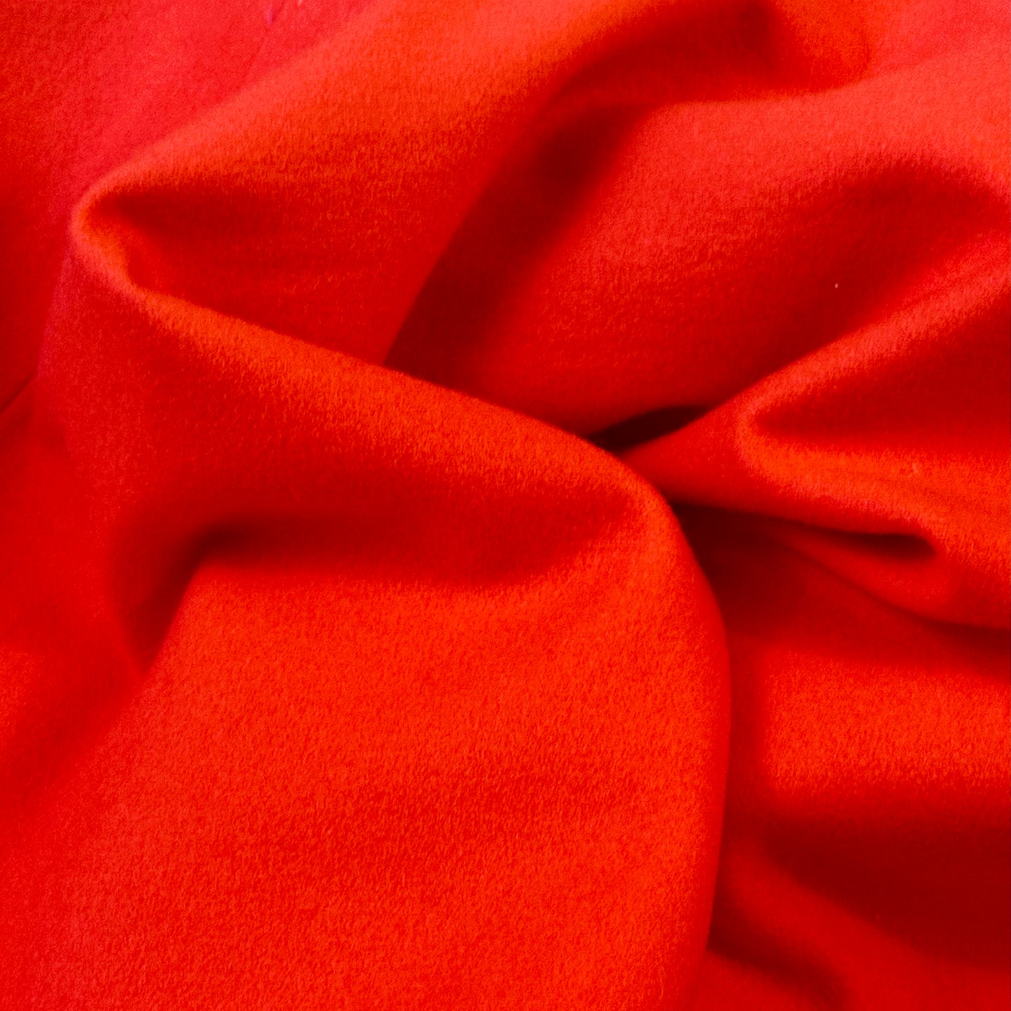 Tailored Cut Orange Merino Melton Waistcoat