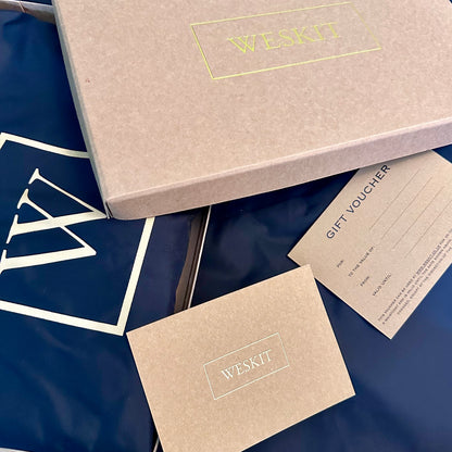 Weskit Boxed Gift Voucher with Weskit Waistcoat Cover