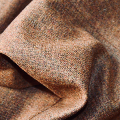 40" Classic Cut Waistcoat in Brown and Orange Finely Woven Tweed