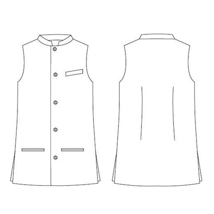 Tailored Cut Waistcoat in Fox Brothers Brown and Green Gunclub Check Tweed