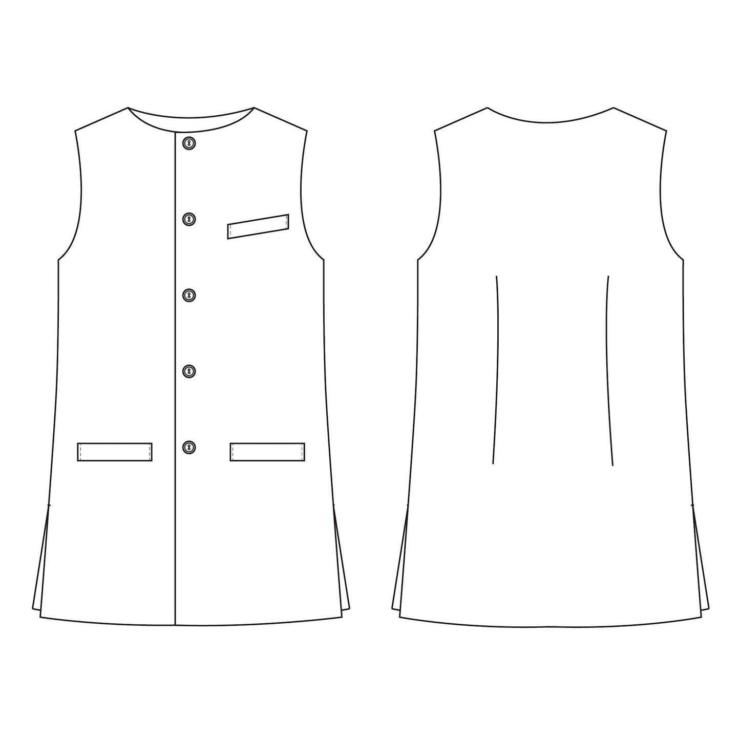 36" Tailored Cut Waistcoat in Light Brown Corduroy