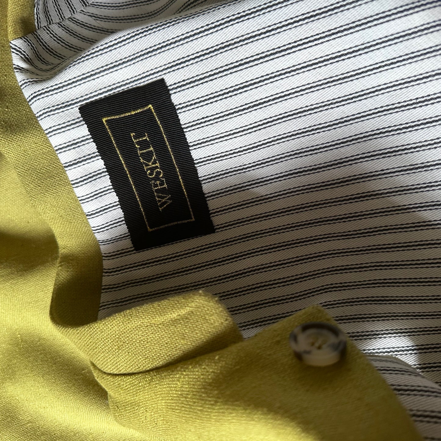 Tailored Cut Waistcoat in Sepal Green Silk Matka