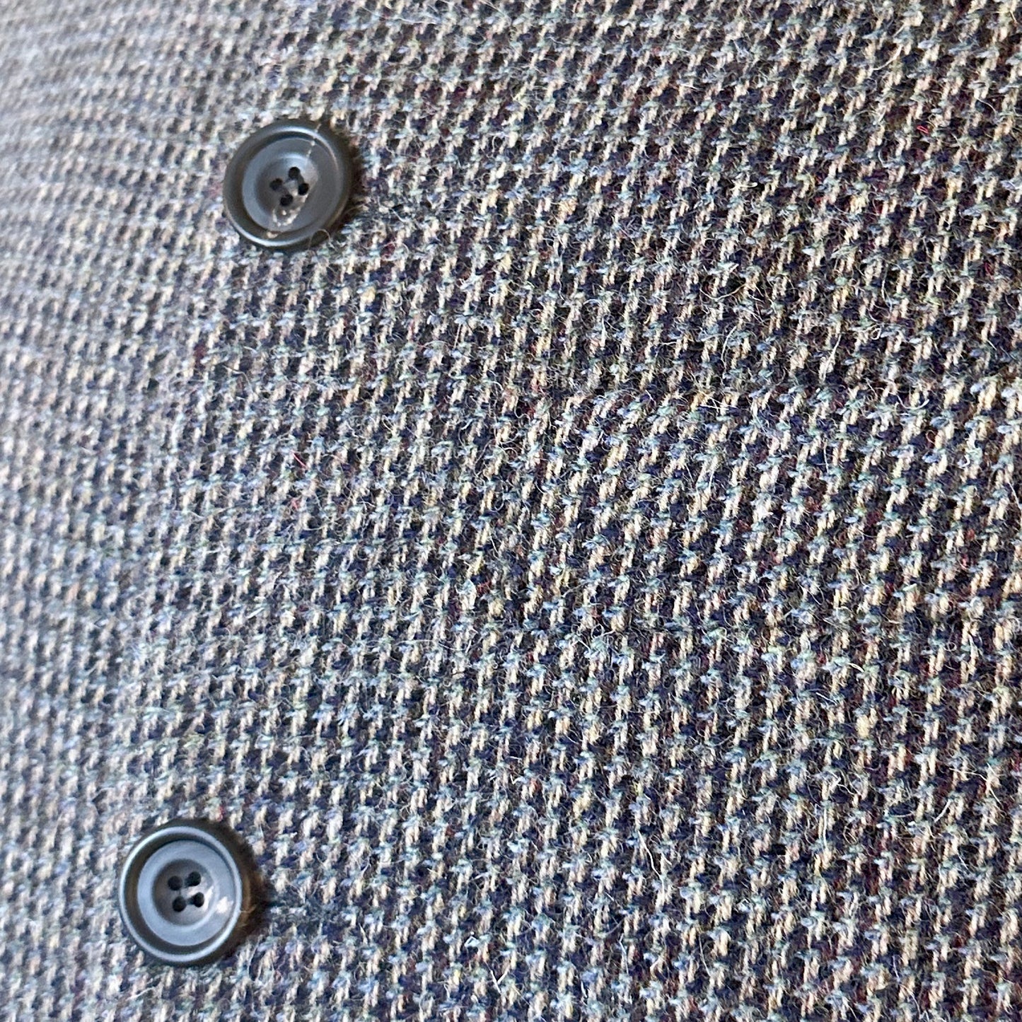 Classic Cut Waistcoat in Small Blue Lovat Check