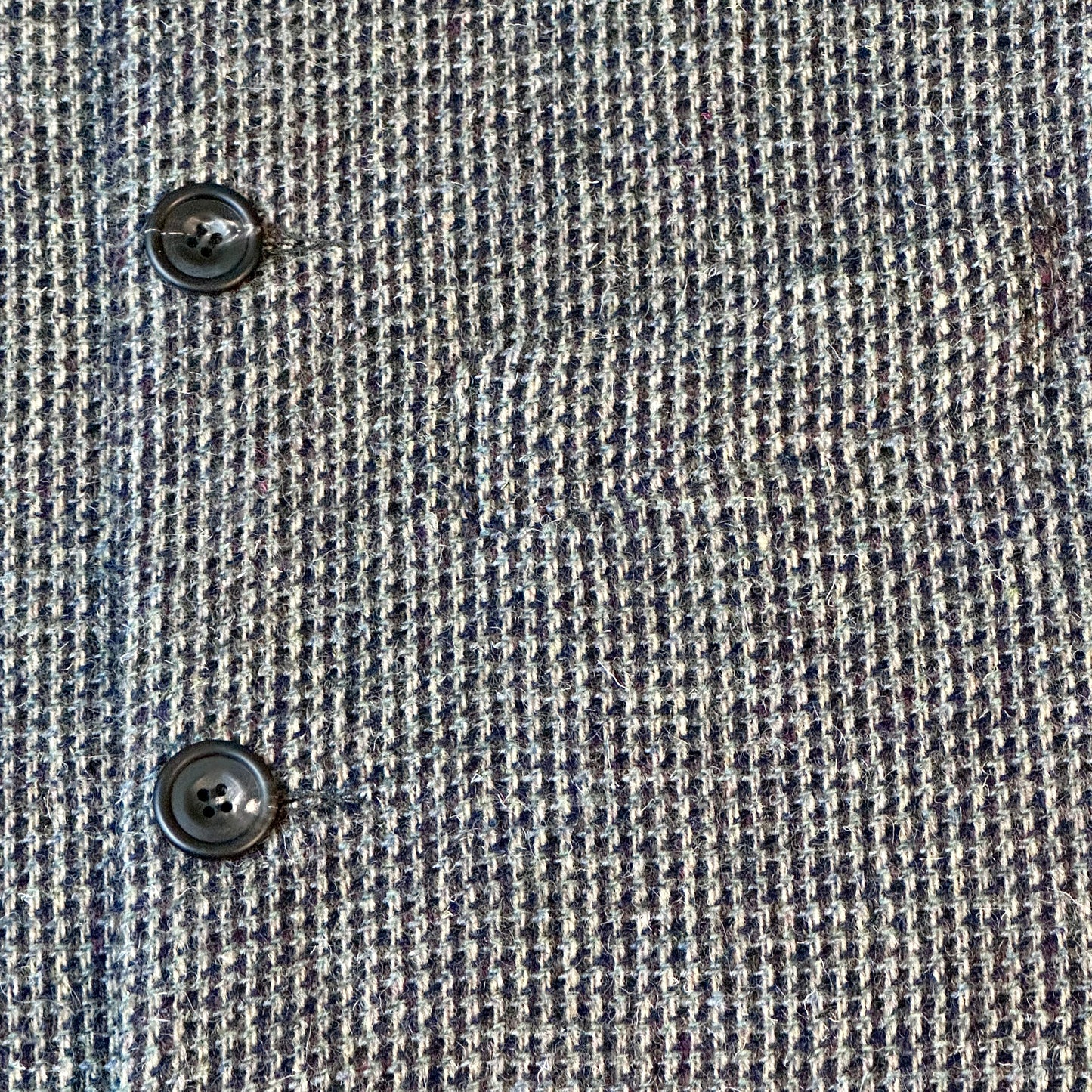 40" Classic Cut Waistcoat in Small Blue Lovat Check