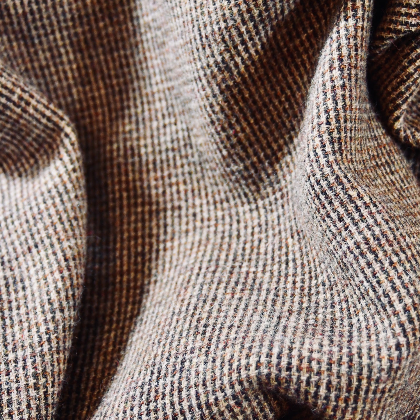 Classic Cut Waistcoat in Small Brown Lovat Check