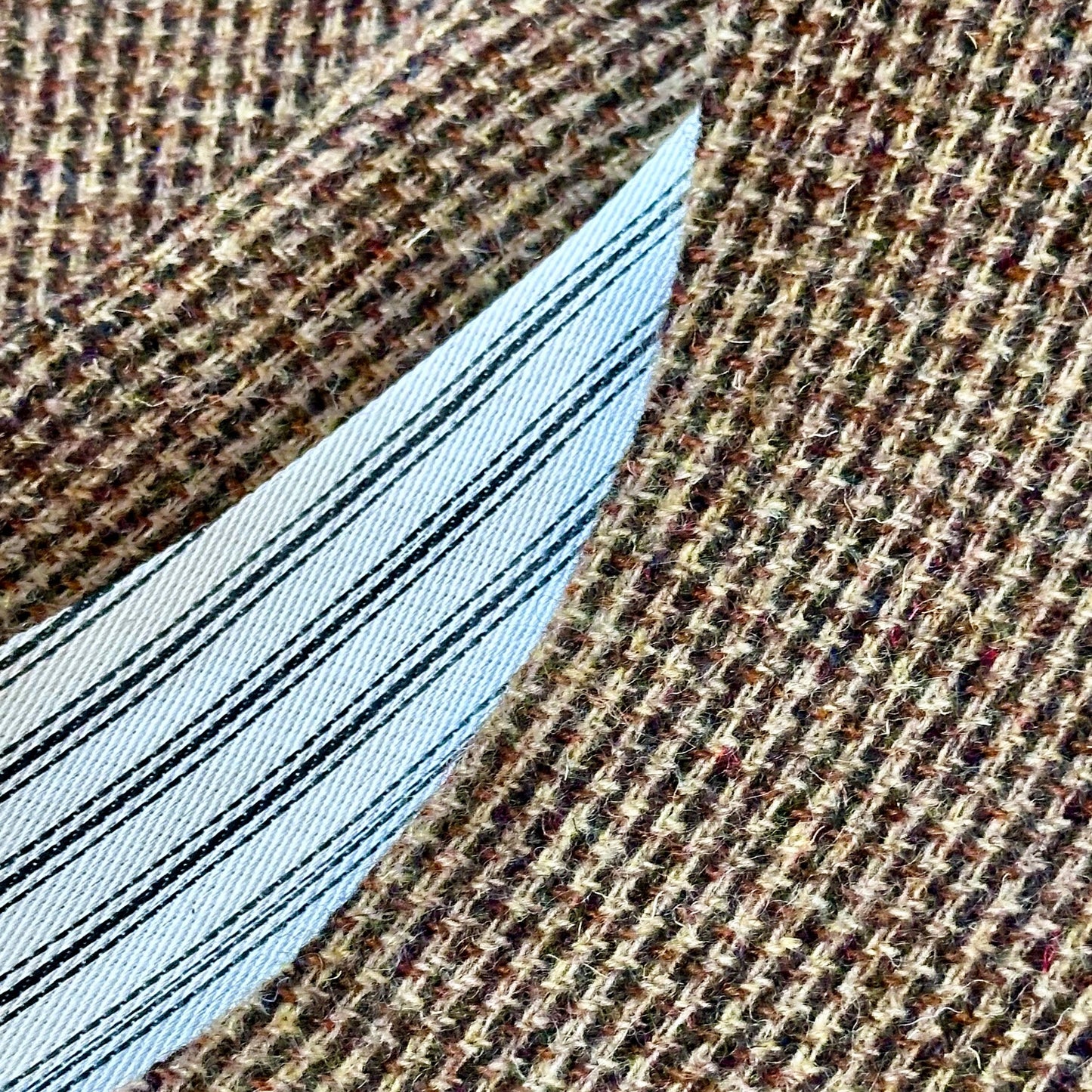 Classic Cut Waistcoat in Small Brown Lovat Check