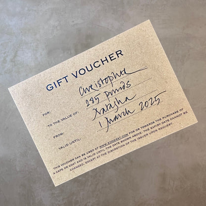 Weskit Boxed Gift Voucher